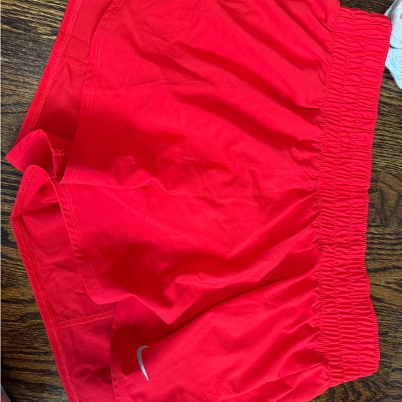 Nike Bright Red Sports Shorts - Picture 1 of 2